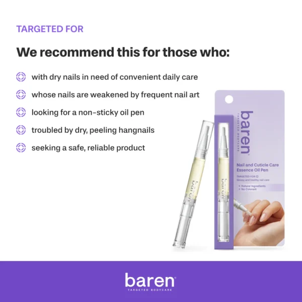 baren Nail & Cuticle Care Essence Oil Pen 2mL - Image 4
