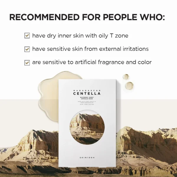 skin1004 CENTELLA WATERGEL Sheet AMPOULE Mask - Image 3