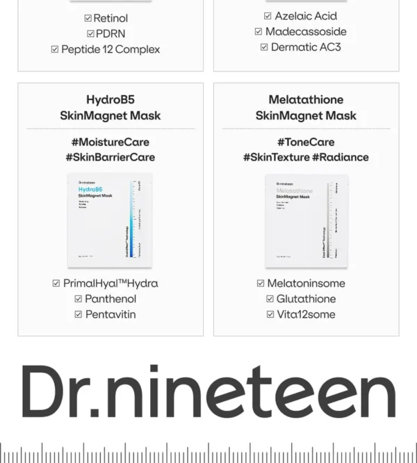 Dr.nineteen HydroB5 SkinMagnet Mask Sheet - Image 2