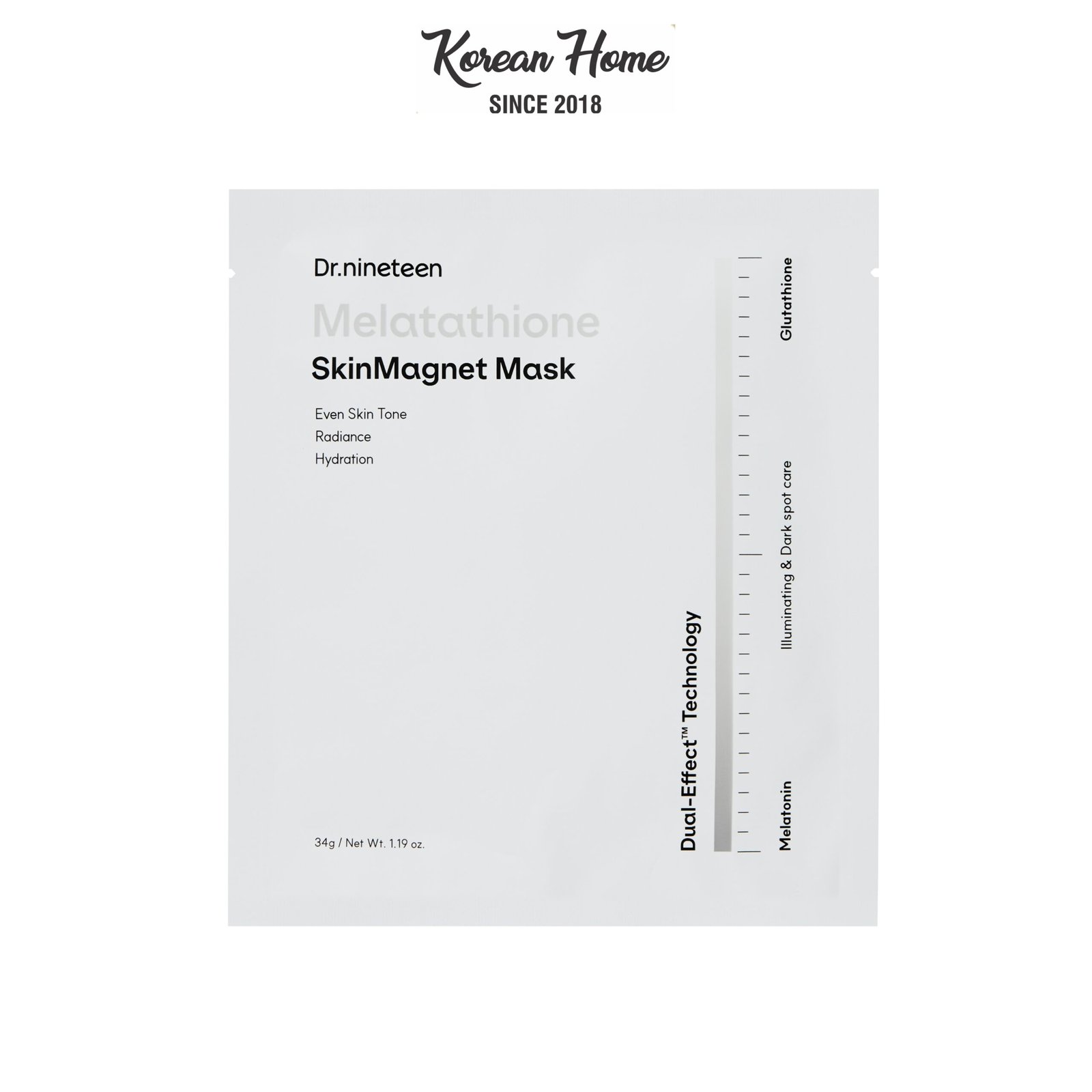 Dr.nineteen Melatathione SkinMagnet Mask Dr.nineteen Melatathione SkinMagnet Mask