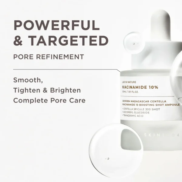 skin1004 Madagascar Centella Niacinamide 10% Boosting Shot Ampoule Sample (1.5mlx5) - Image 4