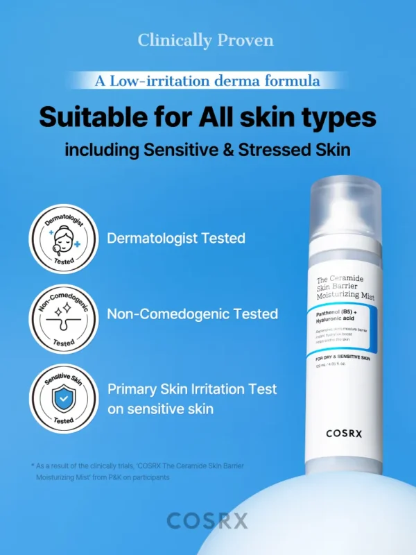 COSRX The Ceramide Skin Barrier Moisturizing Mist 120mL - Image 3