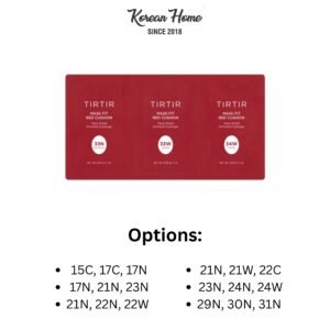 TIRTIR Mask Fit Red Cushion 3 Shade Trial Kit