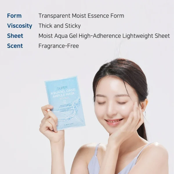 SNature AquaGel Oasis Ampule Mask Sheet - Image 2