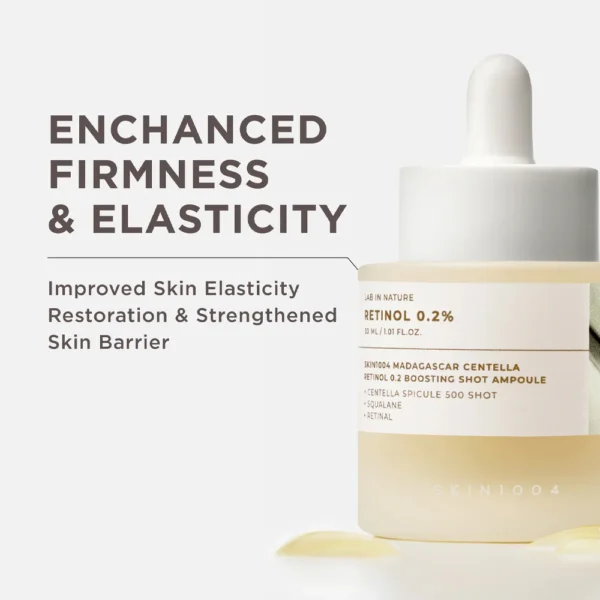 skin1004 Madagascar Centella Retinol 0.2% Boosting Shot Ampoule Sample (1.5mlx5) - Image 3