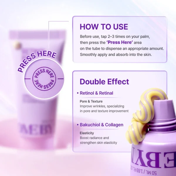 SOMEBYMi Retinol Bakuchiol Dual Cream - Image 2