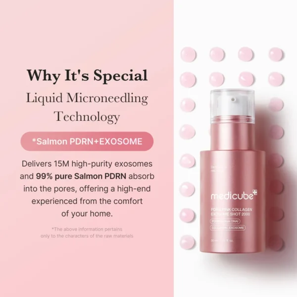 medicube PDRN Pink Collagen Exosome Shot 7500 (30ml) - Image 3
