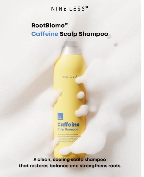 Nineless Root Biome Caffeine Scalp Shampoo 300mL - Image 4