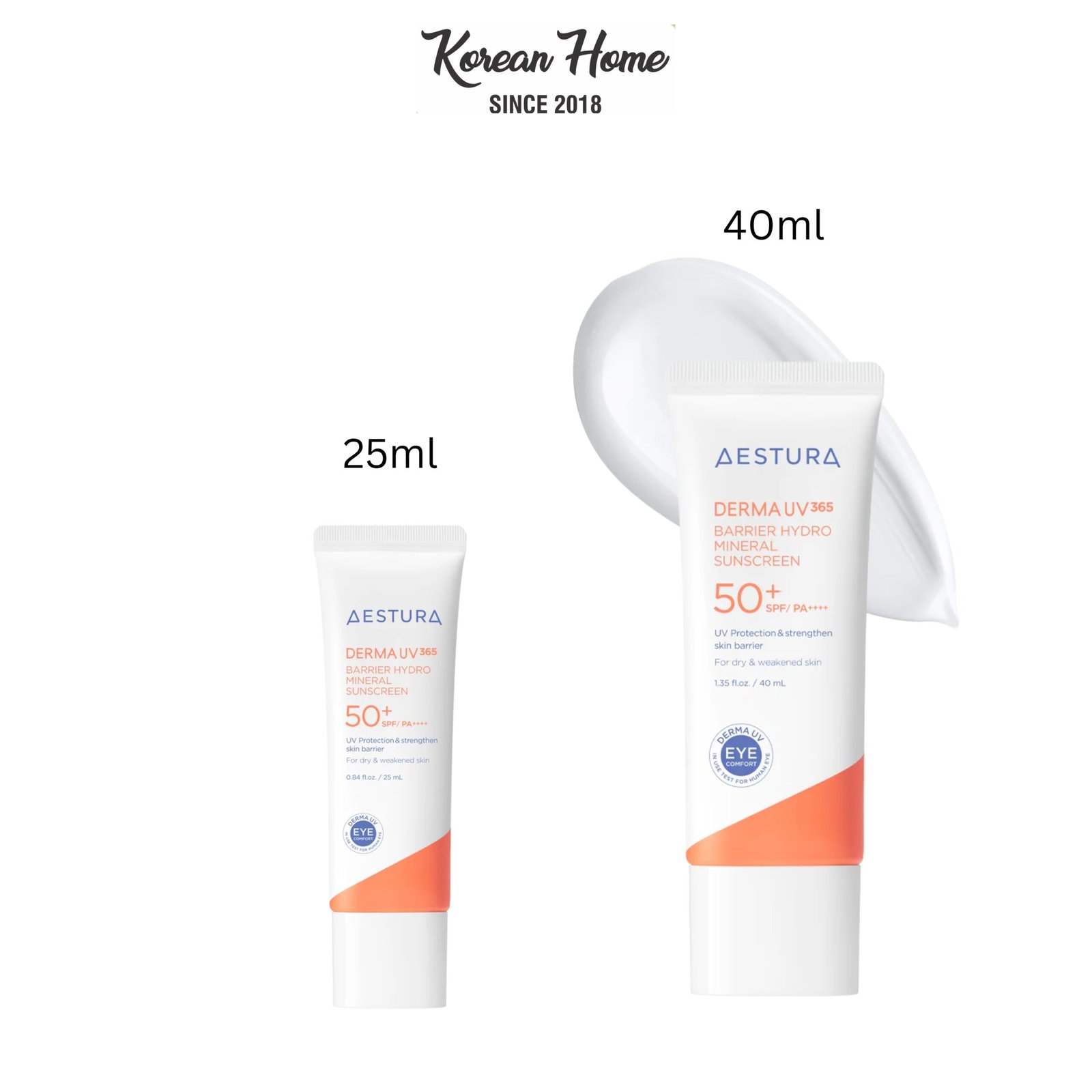AESTURA DERMA UV365 Barrier Hydro Mineral Sunscreen 25ml (1) AESTURA DERMA UV365 Barrier Hydro Mineral Sunscreen 25ml (1)