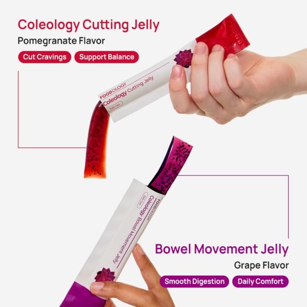 Foodology Coleology Bowel Movement Jelly (10 sticks) - Image 2