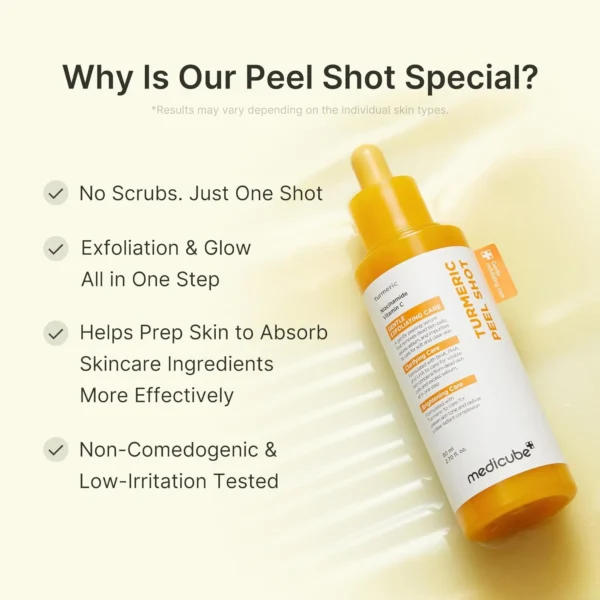 medicube Kojic Acid Turmeric Peel Shot 80mL - Image 4