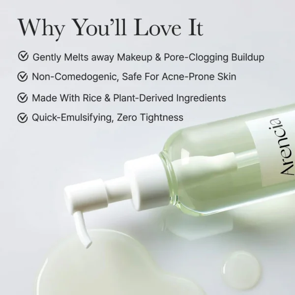 Arencia Pore Melt Mochi Cleansing Oil 200mL - Image 3