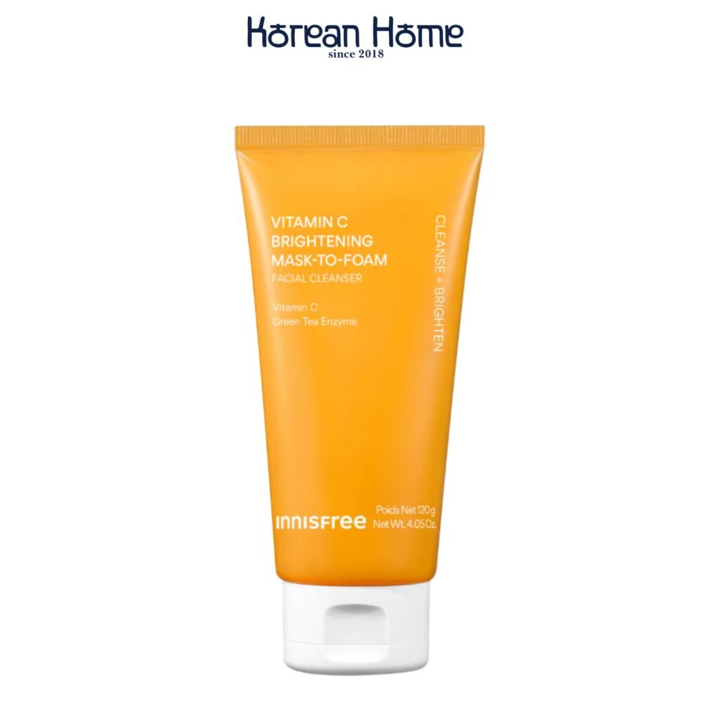 innisfree Vitamin C Brightening Mask-to-Foam Cleanser