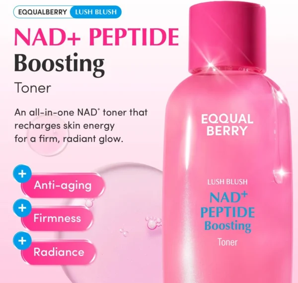 Eqqualberry NAD+ Peptide Boosting Toner 150mL - Image 2