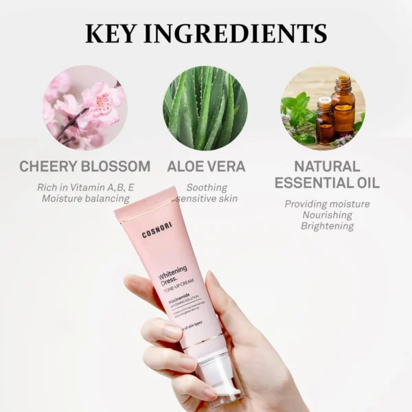 COSNORI Whitening Dress Tone-up Cream 50mL - Image 3