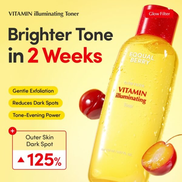 Eqqualberry Vitamin illuminating Toner 150mL - Image 3