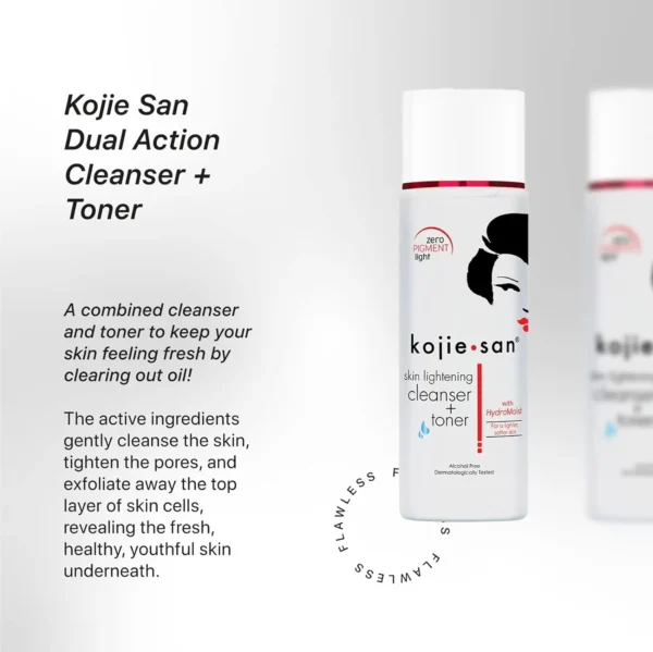 Kojie San Skin Lightening Dual Action Cleanser + Toner - Image 3