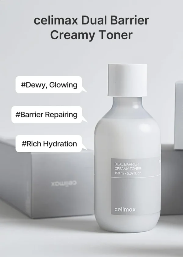 celimax Dual Barrier Creamy Toner 150ml - Image 3