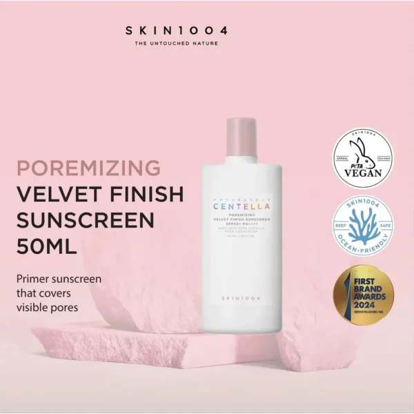 skin1004 Madagascar Centella Poremizing Velvet Finish Sunscreen 50mL - Image 2