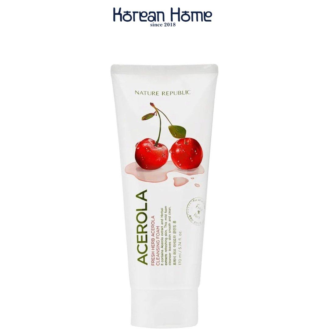 Nature Republic ACEROLA Cleansing Foam Nature Republic ACEROLA Cleansing Foam 170mL - Image 1
