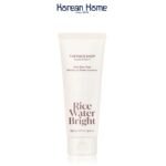 The Face Shop Rice Water Bright Rice Bran Foaming Cleanser 150g | Korean Pore Care, Exfoliating Rice Dough Cleanser