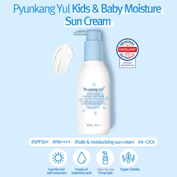 Pyunkang Yul Kids & Baby Moisture Sun Cream 150mL - Image 2