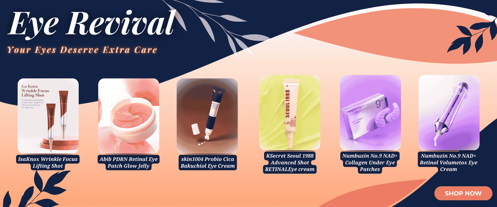 Anti-aging eye care Banner