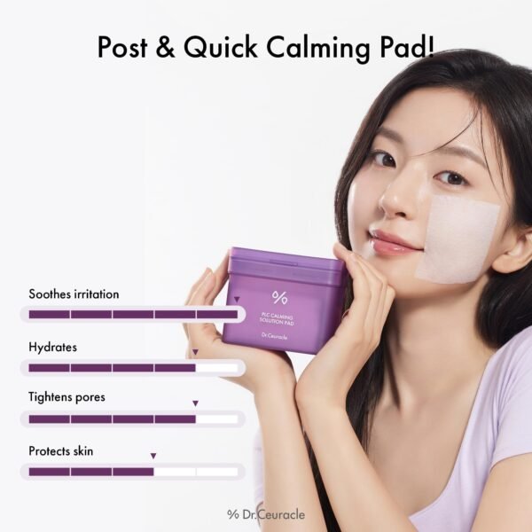 Dr. Ceuracle PLC Calming Solution Pad (130 pads) - Image 2