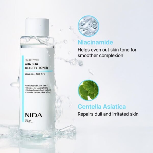 NIDA AHA BHA Clarity Toner - Image 3