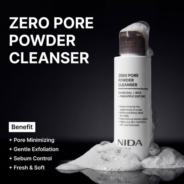 NIDA Zero Pore Powder Cleanser - Image 2