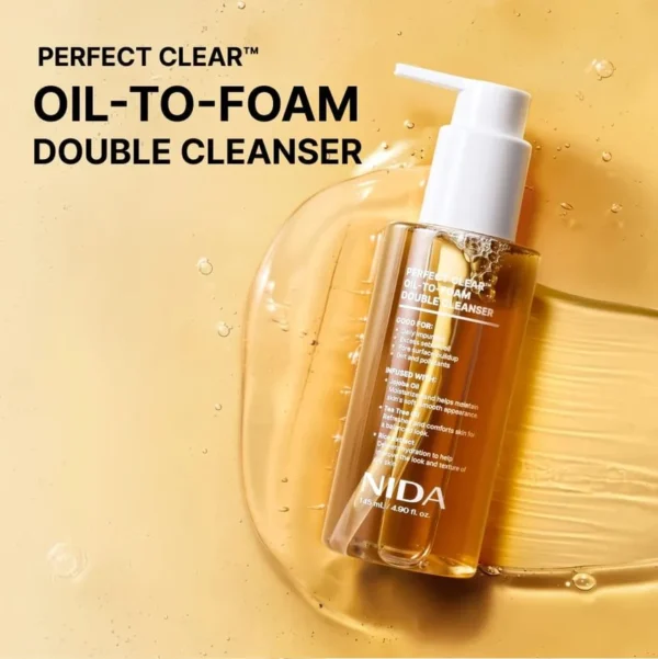 NIDA Perfect Clear Oil to Foam Double Cleanser - Image 3