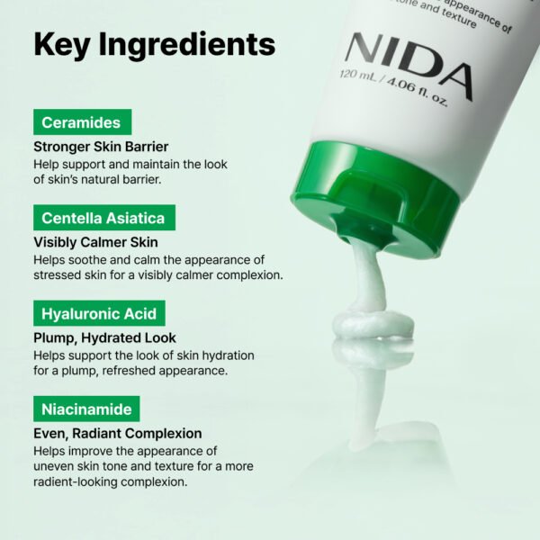 NIDA Centella Deep Pore Cleansing Foam - Image 4