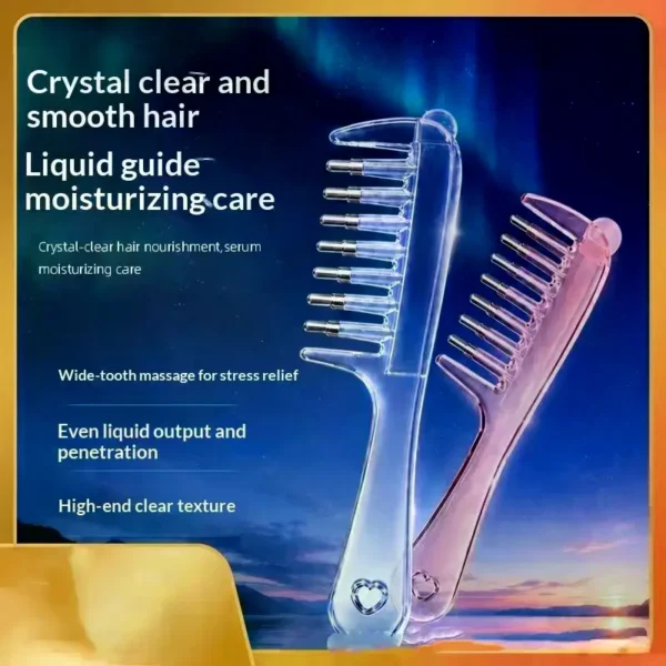 eHub Hair Oil Applicator Comb | Scalp Massage Comb - Image 2