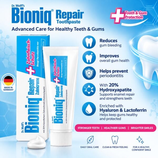 Dr. Wolffs Bioniq Repair Plus Toothpaste - Image 2