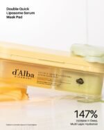 dAlba Double Quick Liposome Serum Mask Pad (100 pads) - Image 2