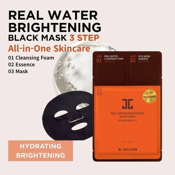 JayJun Real Water BRIGHTENING BLACK MASK - Image 2