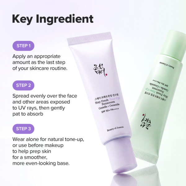 Beauty of Joseon Stay Fresh Tone Up Sunscreen - Image 4