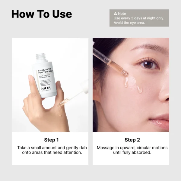 NIDA alpha Arbutin TXA Pure Tone Serum - Image 2