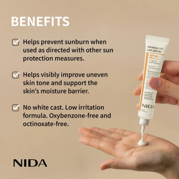 NIDA Invisible Fit Sun Serum - Image 2