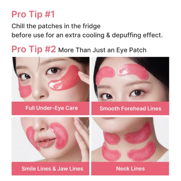 Medicube PDRN Pink Collagen Jelly Eye Mask - Image 3
