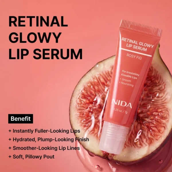 NIDA Retinal Glowy Lip Serum 7g - Image 3