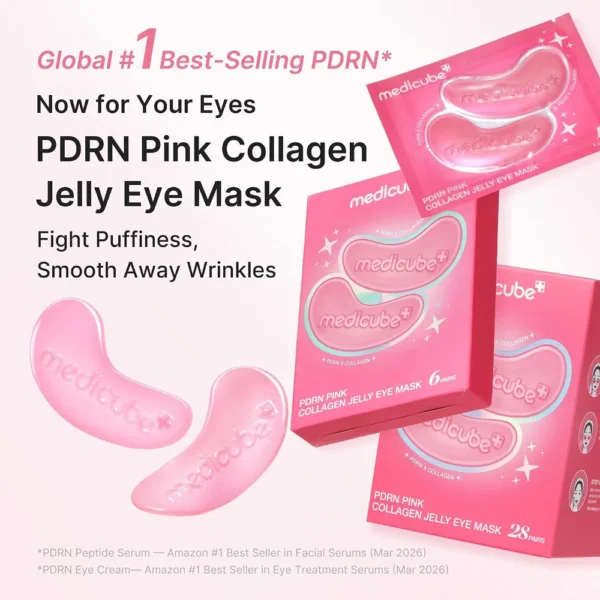 Medicube PDRN Pink Collagen Jelly Eye Mask - Image 4